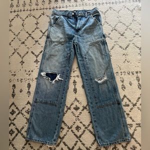 BDG high-rise baggy jeans, vintage.